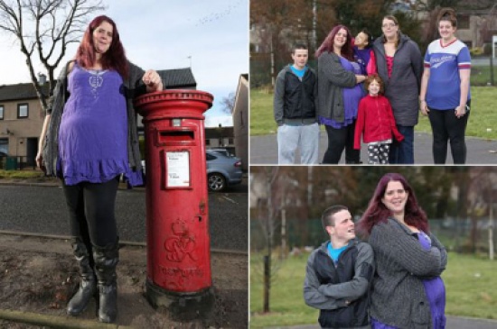 صور: اضطراب وراثي يحول عائلة إلى عمالقة في بريطانيا