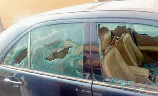 القبض على محطمي المركبات في إربد القبض على محطمي المركبات في إربد