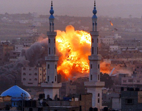 اصابة فلسطينيين بقصف إسرائيلي بغزة اصابة فلسطينيين بقصف إسرائيلي بغزة