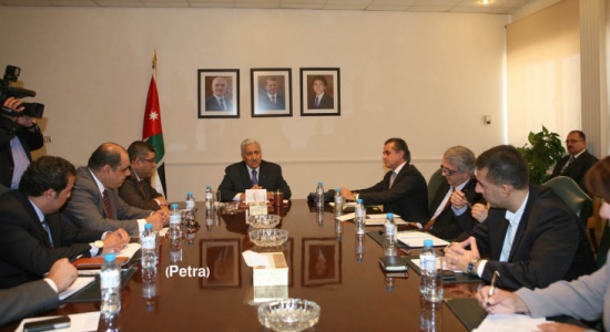 النسور يستقبل ممثلي شركات الاتصالات