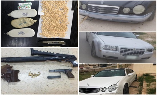 المفرق : ضبط 7 أشخاص بحوزتهم مخدرات وأسلحة ومركبات مسروقة