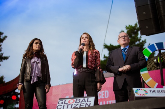 الملكة رانيا تشارك في مهرجان المواطن العالمي في نيويورك