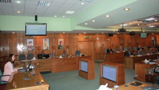 وزير الصناعة والتجارة والتموين تحاضر في كلية الدفاع الوطني