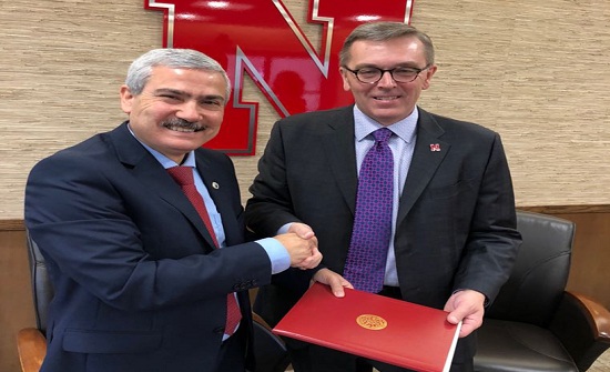 اتفاقية بين جامعتي الاميرة سمية ونبراسكا