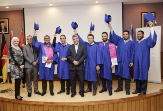 EBC بالتعاون مع الجامعة الألمانية الأردنية تحتفل بتخريج الدفعة الثانية لدبلوم الشحن والإدارة اللوجيستية
