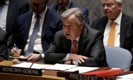 غوتيريش يبدأ زيارة إلى مخيم الزعتري للاجئين السوريين