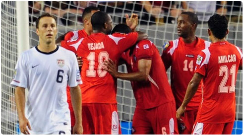 بنما تفاجىء الولايات المتحدة وتبلغ ربع النهائي