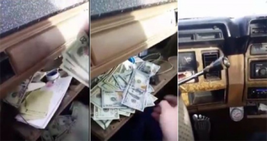 فيديو: شاب يشتري سيارة قديمة شاهد ماذا وجد داخلها فيديو: شاب يشتري سيارة قديمة شاهد ماذا وجد داخلها