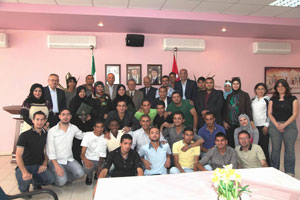 جامعة البترا تكرم الطلبة المشاركين في مهرجان التضامن والمحبة