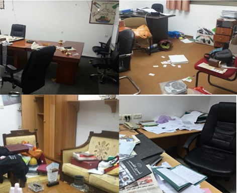 مداهمة جميع مؤسسات الحركة الإسلامية في الخط الأخضر