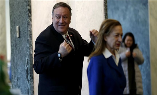 بومبيو يحث شكري على سلامة السجناء الأمريكيين في مصر