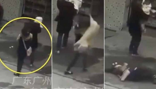 بالفيديو: كلب يتسبب بإصابة خطيرة لامرأة صينية