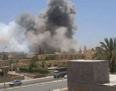 قوات حفتر تقصف مواقع جنوب درنة قوات حفتر تقصف مواقع جنوب درنة