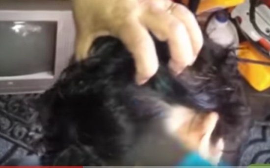 بالفيديو / لن تصدق ماذا وجدو في شعر هذه الفتاة