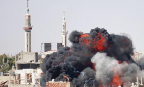 الجيش السوري يوسع القصف في درعا للقرى القريبة من الحدود الأردنية الجيش السوري يوسع القصف في درعا للقرى القريبة من الحدود الأردنية
