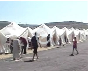 مظاهرات ضد النظام والأسد يخطب 