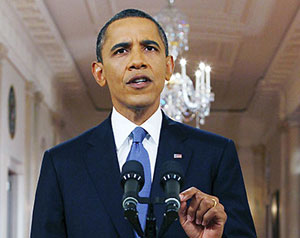 أوباما يعلن بدء الانسحاب من أفغانستان 