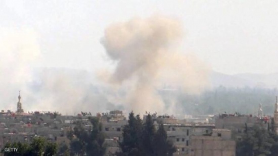 قصف على ريف دمشق وغارة جديدة بحلب