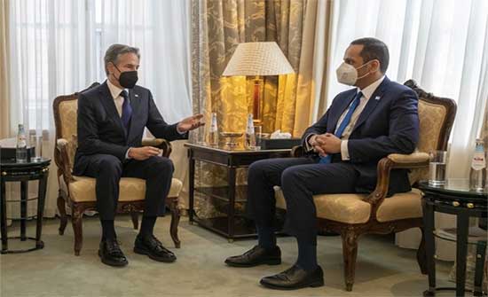 بينها الأزمة الأوكرانية.. مباحثات في ميونخ بين وزيري الخارجية الأميركي والقطري بينها الأزمة الأوكرانية.. مباحثات في ميونخ بين وزيري الخارجية الأميركي والقطري