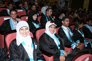 رئيس جامعة الزيتونة الأردنية يرعى حفل تخريج الدورات التدريبية