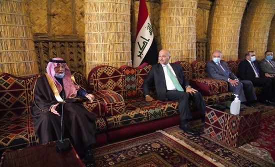 الرئيس العراقي يدعو لتنسيق التعاون التجاري مع السعودية الرئيس العراقي يدعو لتنسيق التعاون التجاري مع السعودية