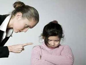 عقاب الأطفال شفهياً