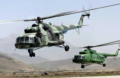 ثلاث طائرات هليكوبتر هجومية روسية تغادر سوريا