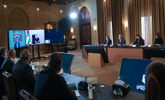 الملك يؤكد متانة الشراكة الاستراتيجية مع الولايات المتحدة الملك يؤكد متانة الشراكة الاستراتيجية مع الولايات المتحدة