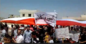 9 أشرطة فيديو عن جمعة ارحل في سوريا 