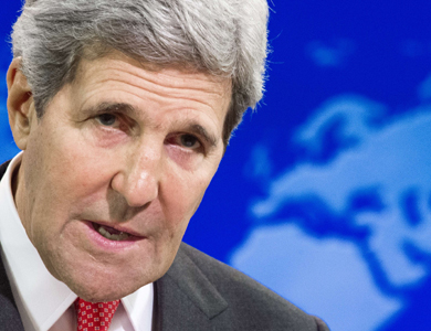كيري يعارض مشاركة إيران في الائتلاف المناهض لتنظيم الدولة الإسلامية