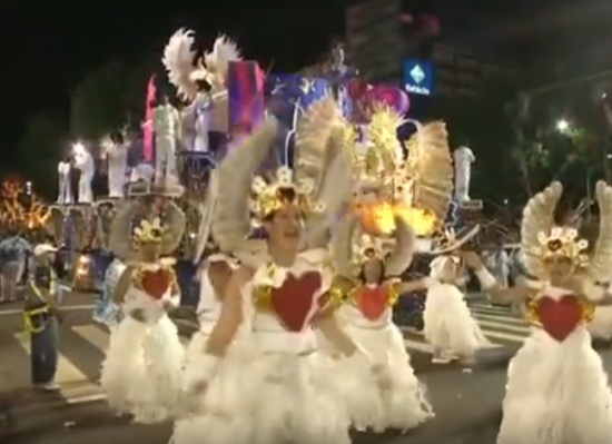 رقص واستعراضات خلال كرنفال ريو دي جانيرو في البرازيل..فيديو