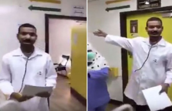 بالفيديو.. طبيب لمواطن طلب مساعدة زوجته الحامل: اخدم نفسك..