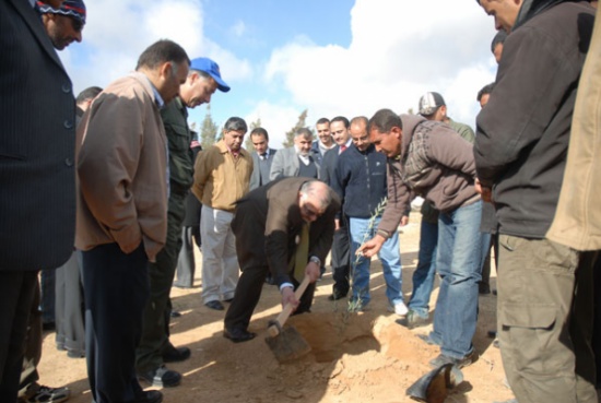 الجامعة الهاشمية تحتفل بعيد الشجرة بزراعة خمسة آلاف شجرة زيتون " صور "