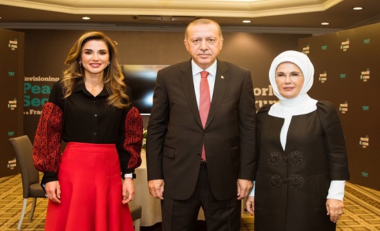 أمينة أردوغان تشكر الملك والملكة على زيارة تركيا أمينة أردوغان تشكر الملك والملكة على زيارة تركيا