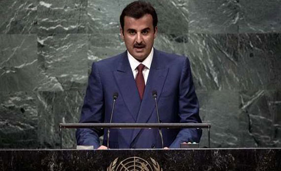 أمير قطر: لا يمكن حل الصراع العربي الاسرائيلي دون حل عادل ودائم لقضية فلسطين