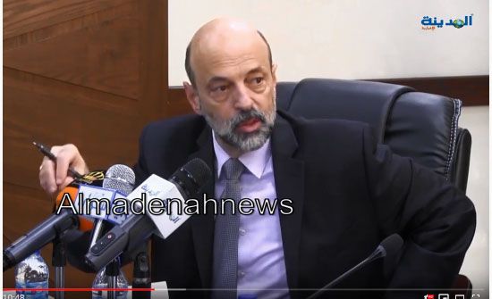 الرزاز : القضية الفلسطينية قضية وطنية خالصة الرزاز : القضية الفلسطينية قضية وطنية خالصة