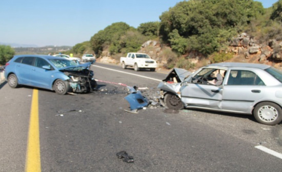 وفاة وإصابة بحادث تصادم فى لواء فقوع