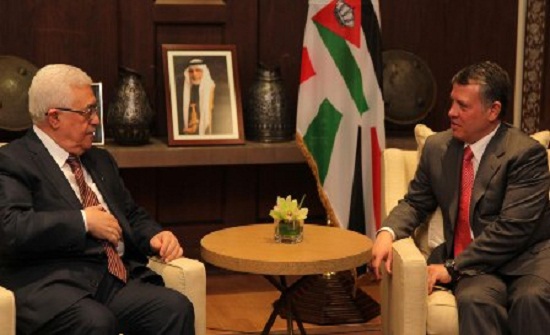 الملك يلتقي عباس اليوم