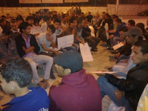 الحراك الشبابي يعاود نشاطه في مخيم البقعة