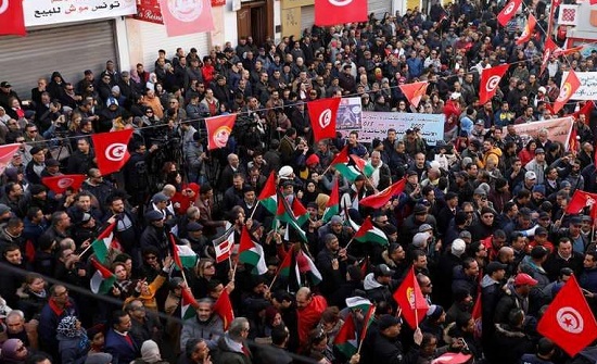 إضراب عام يشل الحركة في تونس