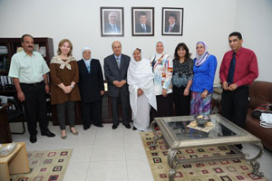 اجتماع اللجنة التنفيذية للجمعية العامة لكليات التمريض العربية في جامعة الزيتونة 