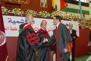 اختتام احتفالات الجامعة الهاشمية بتخريج طلبة الدراسات العليا