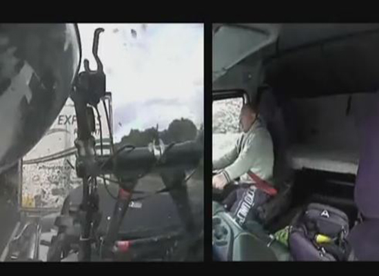 بالفيديو: سائق شاحنة ينشغل بهاتفه فيقتل عائلة بأكملها