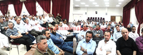 أعضاء نقابة المناجم والتعدين يطالبون بانتخاب هيئة ادارية جديدة ( صور ) 
