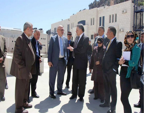 وزير الاشغال العامة والاسكان يلتقي نظيره الفلسطيني في رام الله