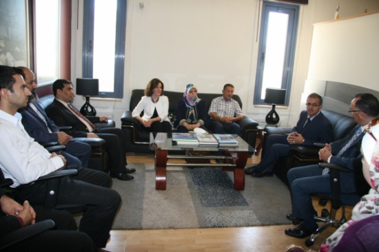 وفد من محافظة كركوك يزور أمانة عمان الكبرى