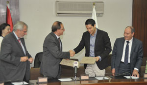 مذكرة تفاهم بين الجامعة الألمانية الأردنية وقناة رؤيا الفضائية ( صور )