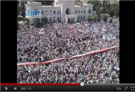 جمعة  " الصمت القاتل " في سوريا  ( 9 أشرطة فيديو )