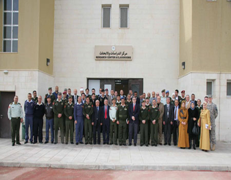 ورشة عمل عن الاستجابة للكوارث في مركز الملك عبدالله الثاني