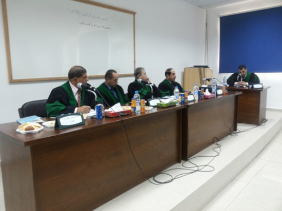 مناقشة رسالة ماجستير في كلية الحقوق في جامعة جرش بعنوان " إجراءات محاكمة الأحداث في القانون الأردني – دراسة مقارنة"